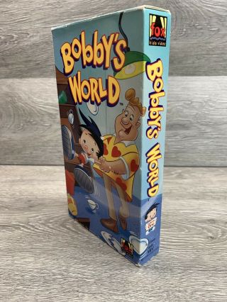 BOBBY’S WORLD Volume 1 One (VHS,  1990) First Two Episodes RARE Cult Cartoons 4