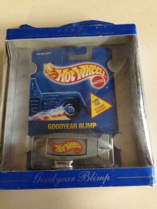 Collector 1992 Hot Wheels Mattel " Goodyear Blimp " 30th Anniversary 1/64 Rare