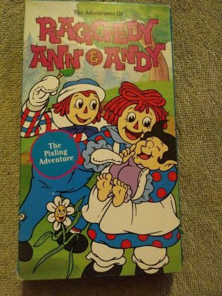 Rare Vhs The Adventures Of Raggedy Ann & Andy The Pixling Adventure Buy It Now