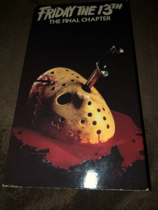 Friday The 13th The Final Chapter Vhs Part 4 Horror Rare