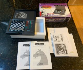 Rare Excalibur Cutlass 118e Portable Electronic Computer Chess Game Complete