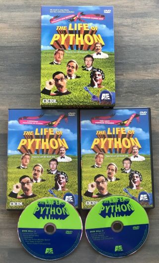 Monty Python: The Life Of Python - Boxed Set (dvd,  2000,  2 - Disc Set) Rare