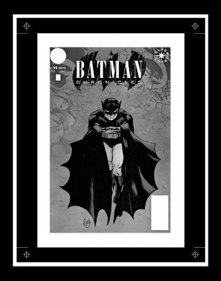 Paul Pope Batman Chronicles 11 Rare Production Art Cover Mono