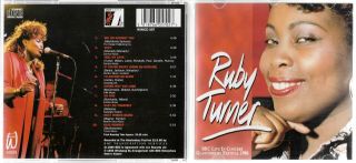 Ruby Turner - Bbc Radio One Live In Concert Glastonbury 1986 - Rare 1994 Uk Cd