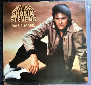 Shakin’ Stevens Lp Marie Marie 1980 Rare Cbs —netherlands Issue Dark Epic Label