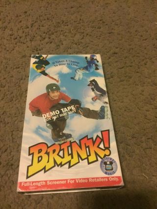 Brink Vhs Tape Demo Brink Disney Channel Movie Rare (1998) Rare