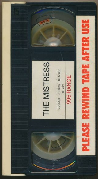 The Mistress aka The Mistress Is Served Sexy Senta Berger Inter - Ocean VHS Rare 4