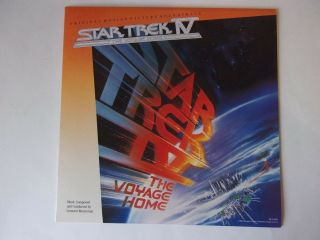 Star Trek Iv 1986 Vinyl Lp Soundtrack The Voyage Home Yellow Jackets Rare Promo