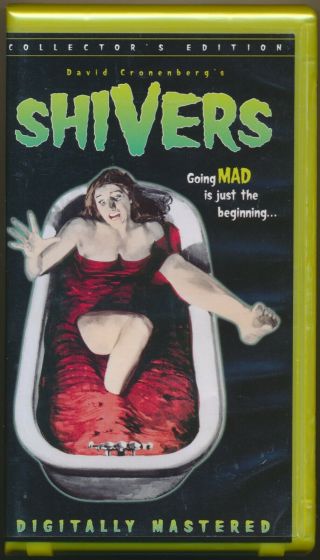 Shivers Aka They Came From Within Early David Cronenberg Horror Vhs Rare