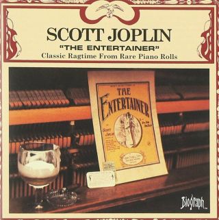 Entertainer Scott Joplin Cd 2003 Shout Ragtime Rare Piano Rolls Biograph