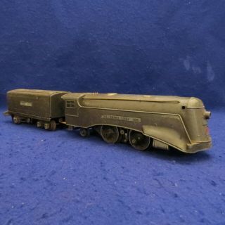 Lionel Pre War Rare 289e Locomotive And Tender Gun Metal - & Description