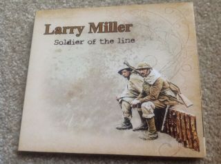 Larry Miller - Soldier Of The Line Cd Album Rare Blues Rock