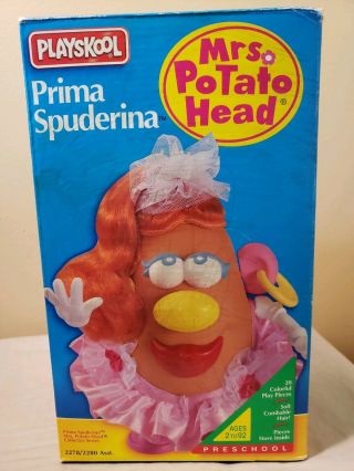 1996 Hasbro Playskool Mrs.  Potato Head Prima Spuderina Ballerina W/ Box Rare