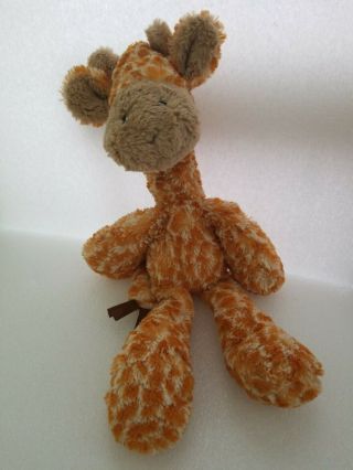 Rare - Jellycat Giraffe Merryday Plush Animal Toy 17” Tan/rust