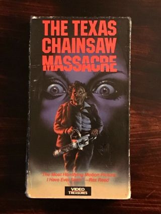 The Texas Chainsaw Massacre Vhs Rare Horror Video Treasures Release Gore Slasher