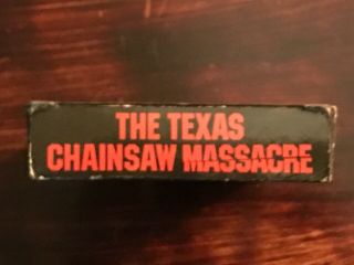 The Texas Chainsaw Massacre VHS Rare Horror Video Treasures Release Gore Slasher 5