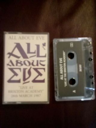Rare All About Eve " Live At Brixton Academy " Ltd Edition Cassette No:359