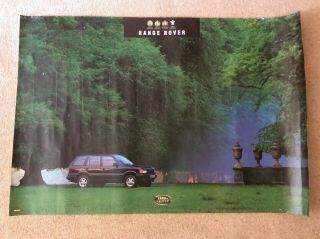 Rare Range Rover Large Dealership Poster 100x70cm