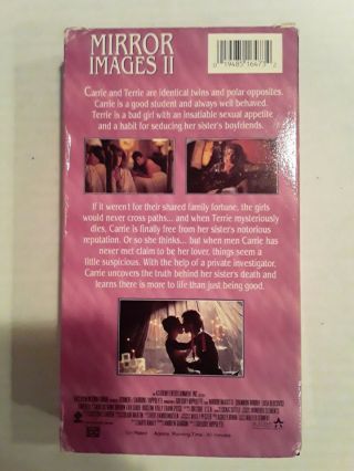 Mirror Images 2 VHS very rare Academy thriller horror oop sleaze 2