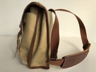 Classic Vintage Leica Canvas camera bag with strap.  RARE 4