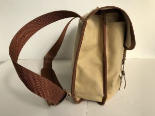 Classic Vintage Leica Canvas camera bag with strap.  RARE 5