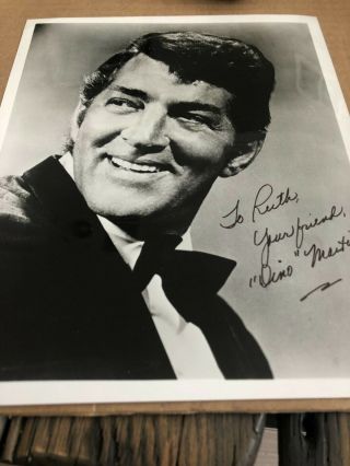 Dean " Dino " Martin Autographed Photo Deceased Rare
