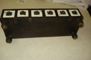 RARE VINTAGE Chinese ? wood Storage Treasure box case 3