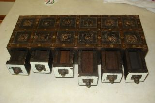 RARE VINTAGE Chinese ? wood Storage Treasure box case 4