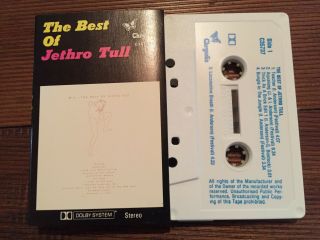 The Best Of Jethro Tull - - Rare Australian Cassette (tape) Prog Rock
