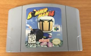 Bomberman 64 Nintendo 64 N64 Video Game Cart Spaceman Retro Oem Fun Rare