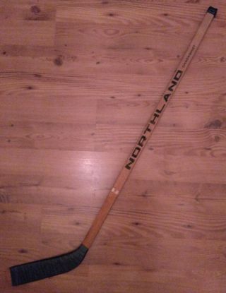 Rare Vintage Northland Crackshot Wooden Hockey Stick 41 " Made In Usa