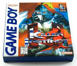 (rb152) Rare & Authentic Nintendo Game Boy Gb Killer Instinct / Only Box