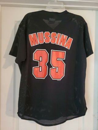 Rare Vintage 1998 Baltimore Orioles Mike Mussina Jersey Sz Large