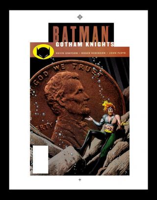 Brian Bolland Batman Gotham Knights 18 Rare Production Art Cover