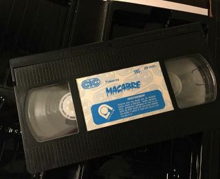MACABRE (1980) LAMBERTO BAVA - RARE HORROR BIG BOX VHS CIC VIDEO - HTF 4