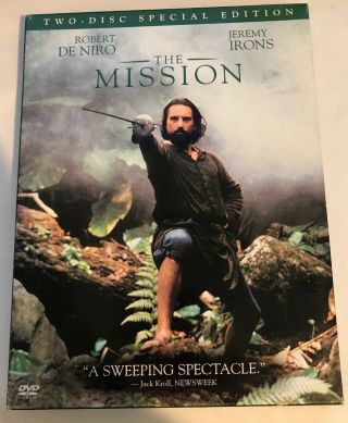 The Mission Dvd Robert Deniro Jeremy Irons 2 - Disc Special Edition Rare Oop