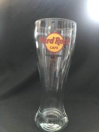 Hard Rock Cafe York Pilsner Beer Glass Rare Collectible