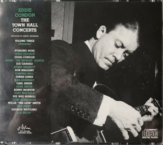 Eddie Condon - The Town Hall Concerts - 2 X Cd Set (rare Jazz)