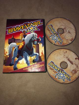 Bravestarr Vol.  2 Dvd 2 - Disc Set.  Rare Oop 20 Episodes.  Region 1 Us