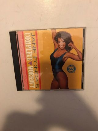 Jane Fonda Complete Workout 1989 Warner Bros.  Cd Rare Push - Ups Aerobics 80s