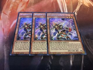 Yu - Gi - Oh Brotherhood Of The Fire Fist - Rooster Mp14 - En120 Secret Rare 1st X3