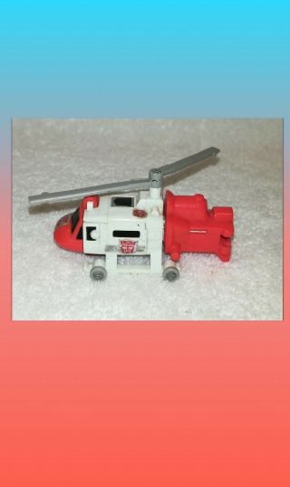 Transformers G1 1986 Blades Protectobot Minis Action Figure Rare Toy Helicopter