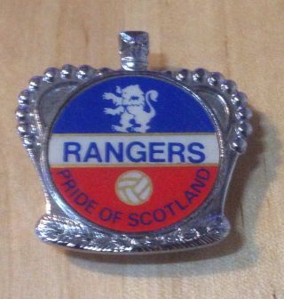 Vintage Rangers Glasgow Maker By P&g Sports Rare Football Club Badge