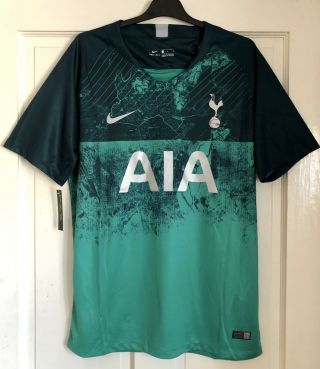 Tottenham Hotspur Football Shirt Large Third Bnwt Away Rare Top 2018 Spurs