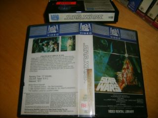 Beta Star Wars 1982 Pre Cert Rare Oz 20th Century Fox Video Library 1st Issue