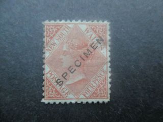 South Wales Stamps: Overprint Specimen - Rare (f405)