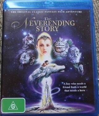 The Neverending Story Pal R4 Dvd Rare Oop Deleted Movie Children 