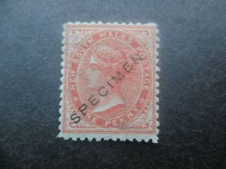 South Wales Stamps: Overprint Specimen - Rare (f403)