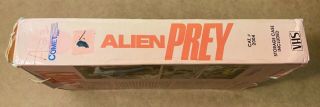 ALIEN PREY Comet Continental VHS horror gore big box RARE Terror On Tape 5