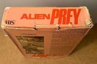 ALIEN PREY Comet Continental VHS horror gore big box RARE Terror On Tape 7